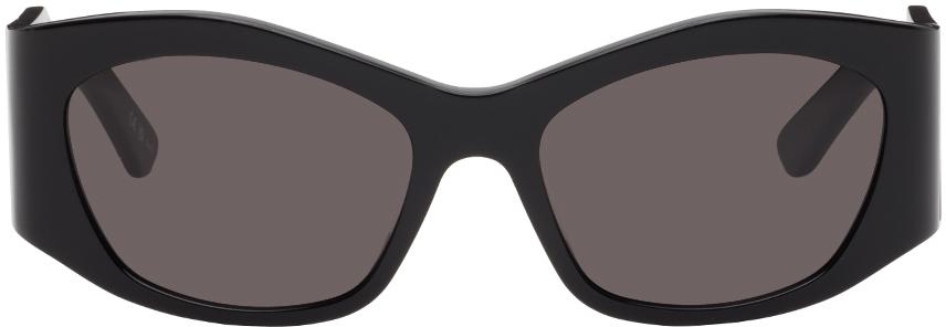 Balenciaga メンズ ブラック キャットアイサングラス サングラス