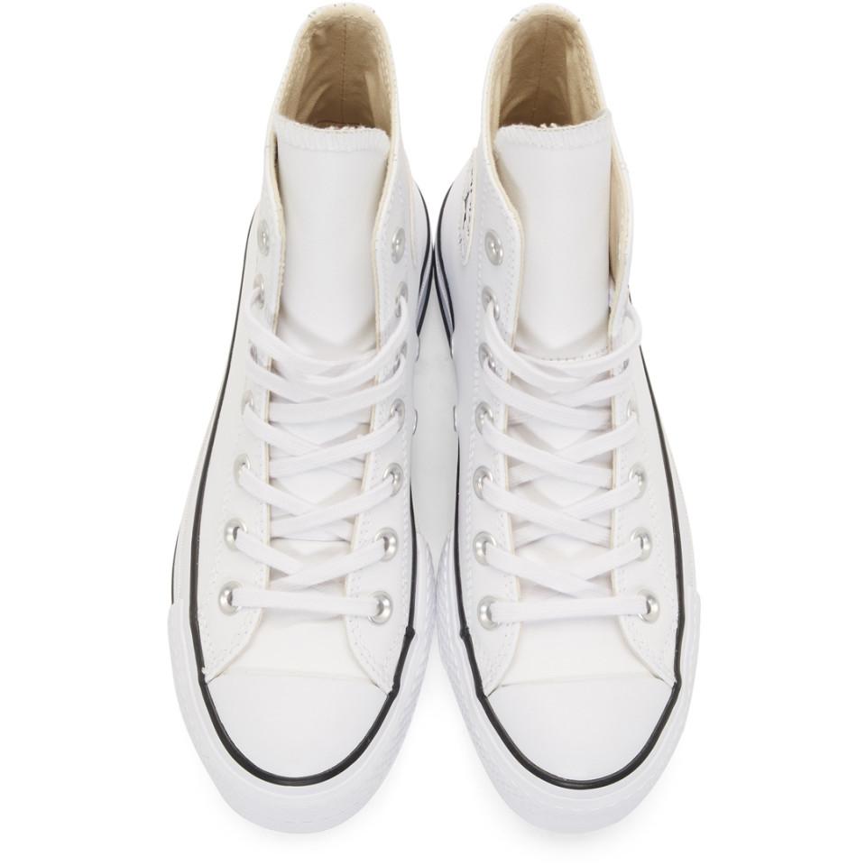 converse chuck taylor all star lift leather sneaker