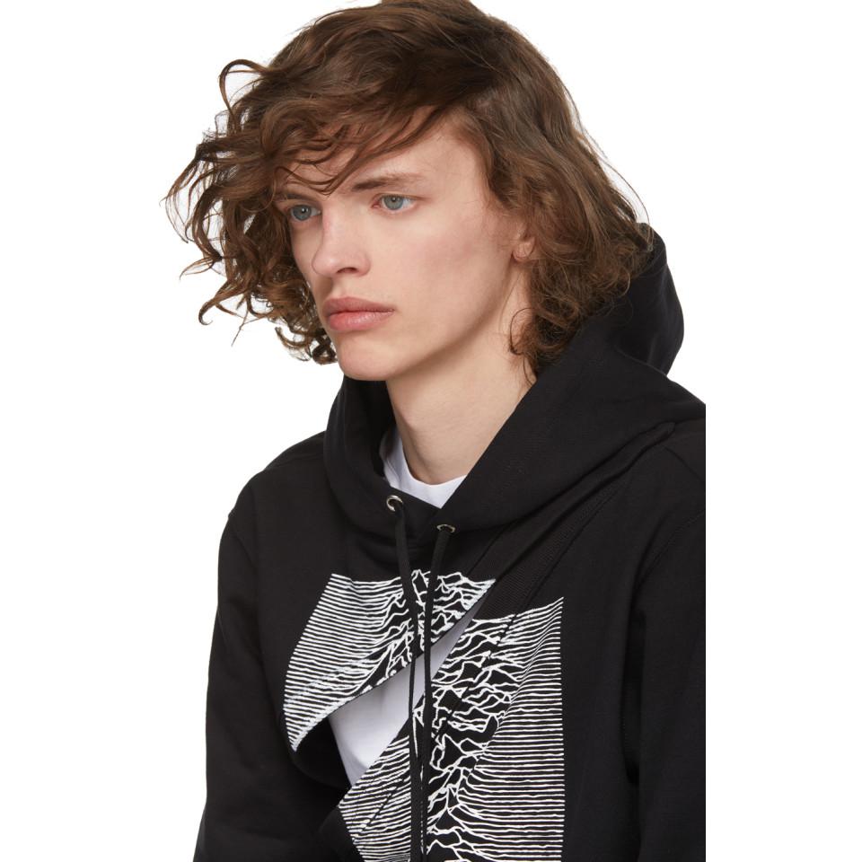 Raf Simons Black Convertible Joy Division Unknown Pleasures Two