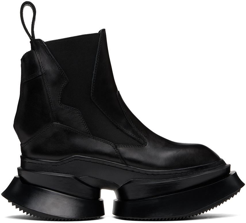 JULIUS Cow Skin Lace Up Boots （Black） -FASCINATE