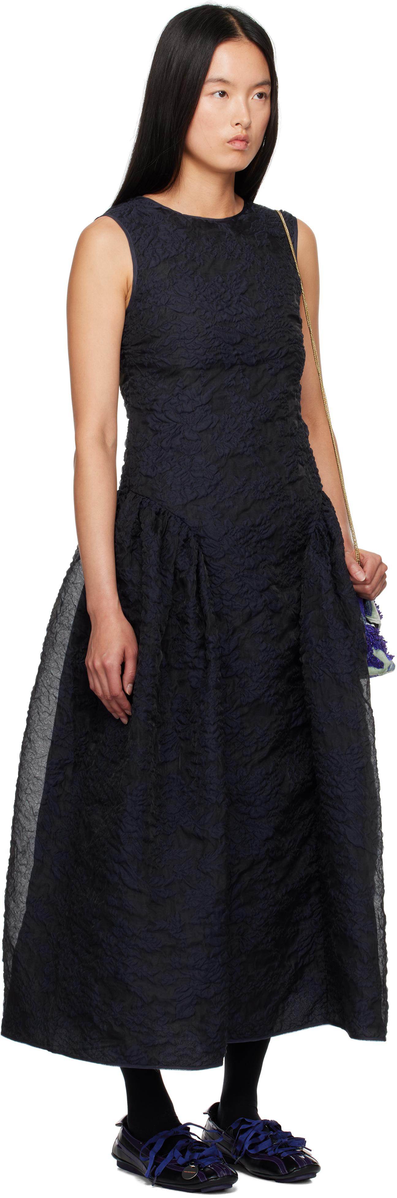 Cecilie Bahnsen レディース ブラック ネイビー Gine ミディアム  