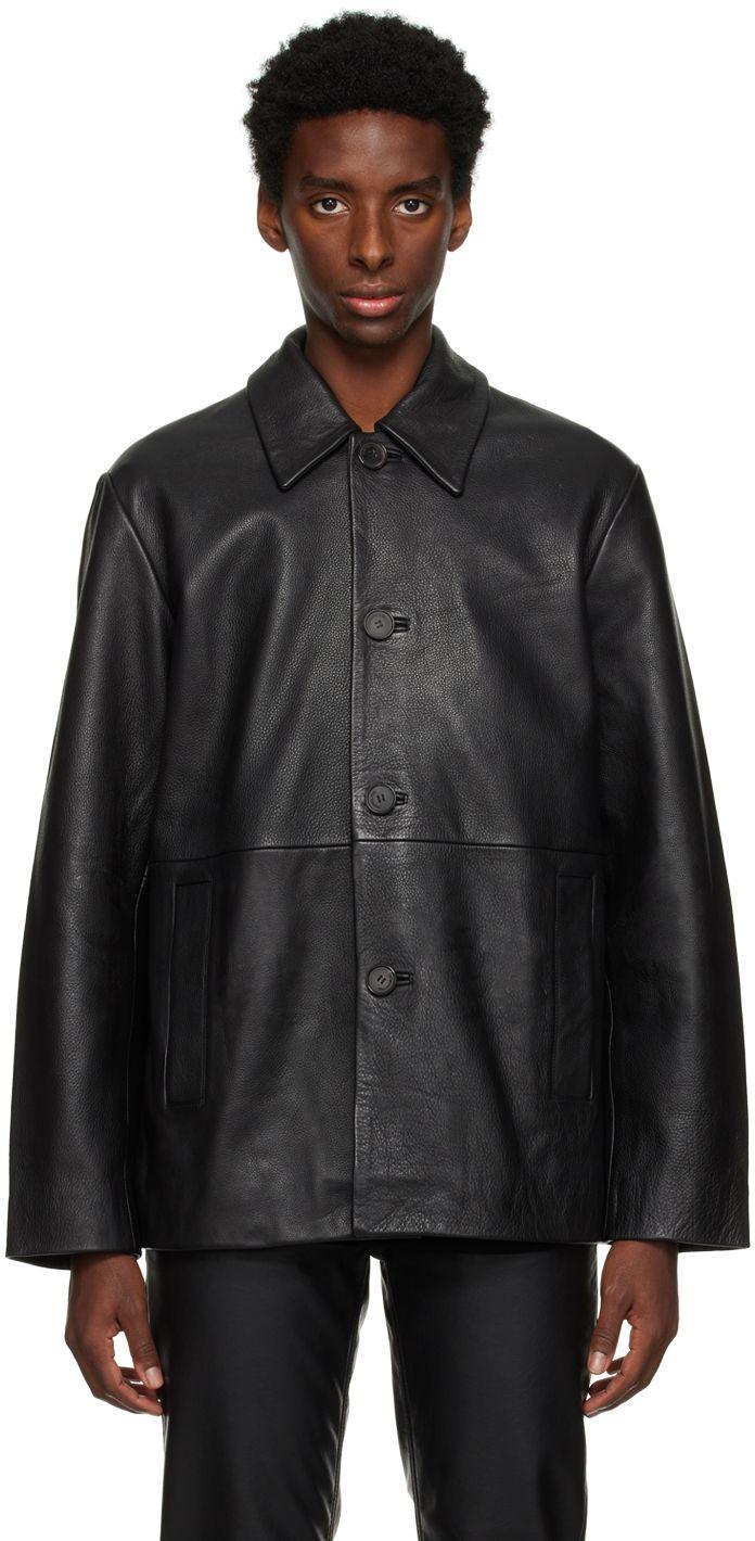 Won Hundred Damian Leather Jacket in Black for Men | Lyst