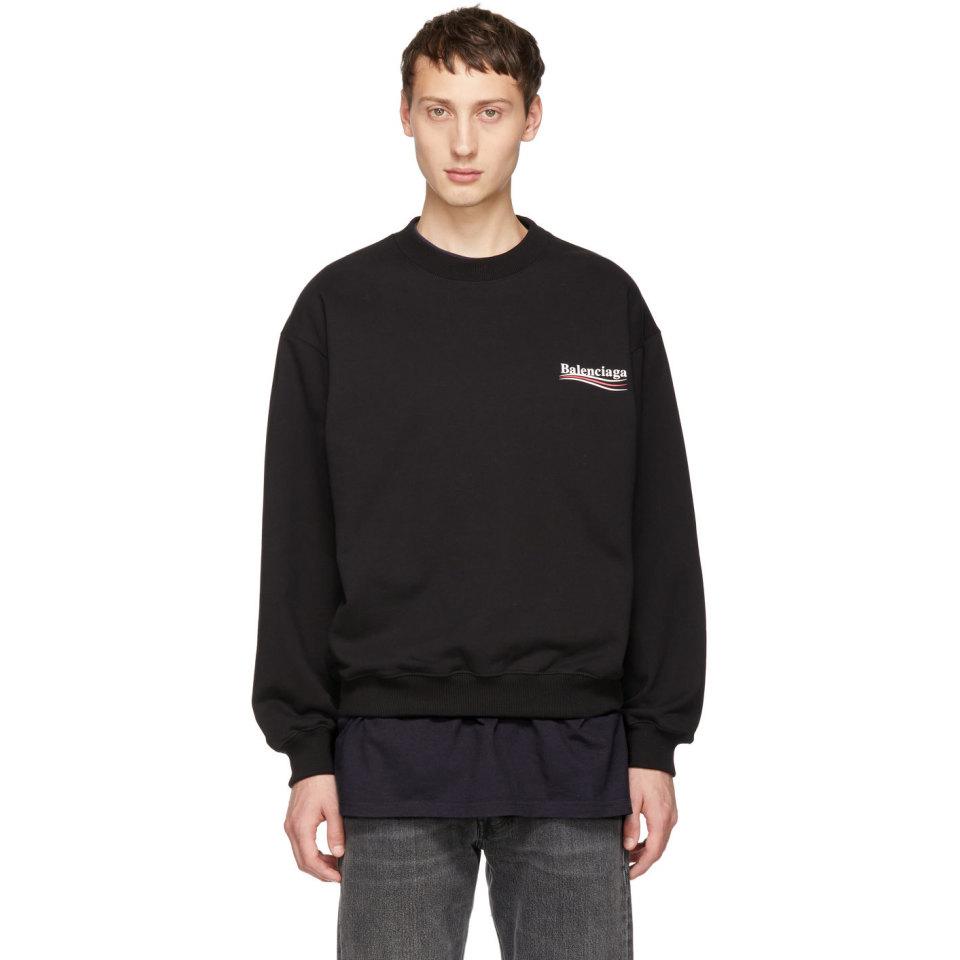 balenciaga election logo sweatshirt