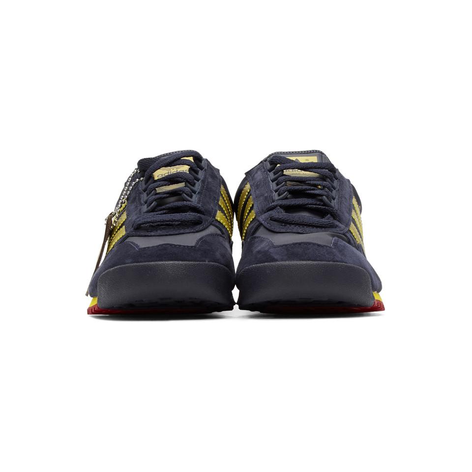 adidas Originals Suede Navy And Gold Sl 80 Spzl Sneakers in Blue for Men -  Lyst