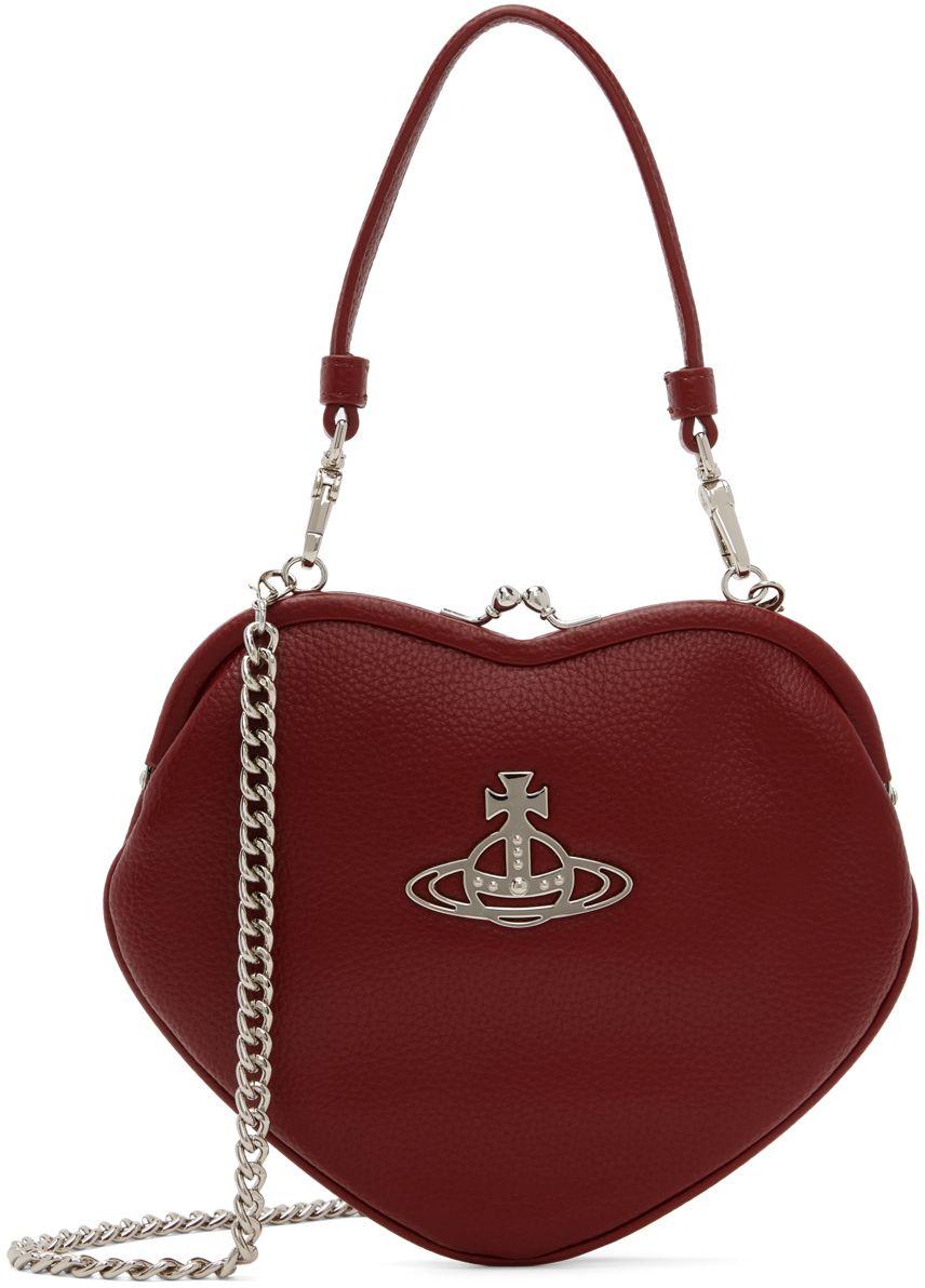 Vivienne Westwood Red Belle Heart Frame Bag | Lyst