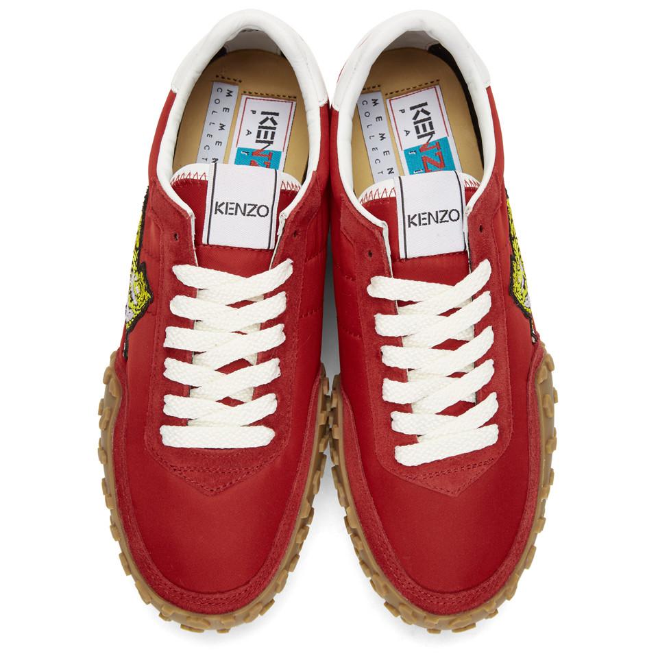 kenzo red shoes