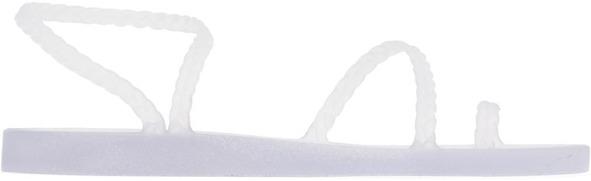Ancient Greek Sandals レディース ブラック シルバー Eleftheria 