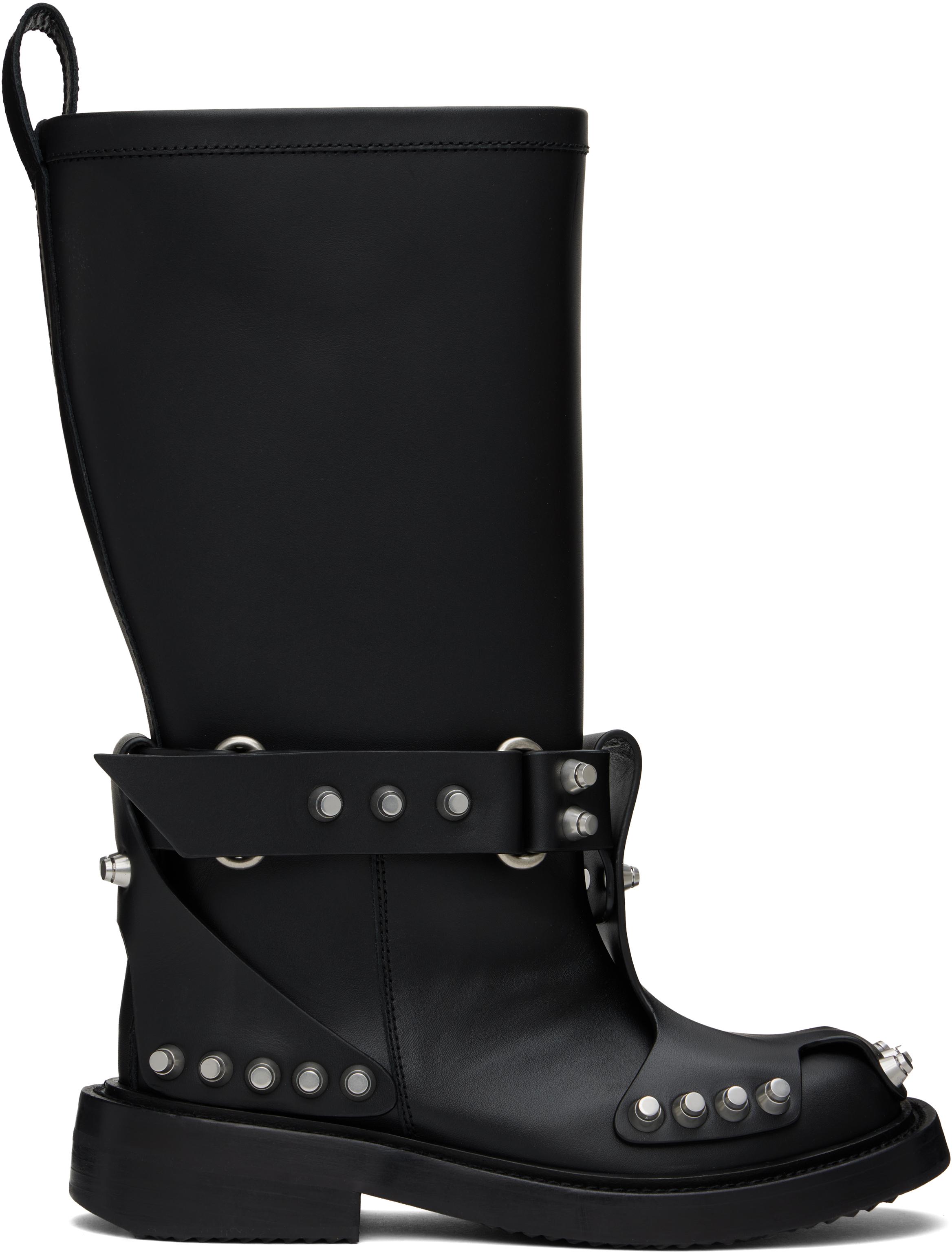 Alexander Wang レディース ブラック Dixon バックルブーツ ブーツ