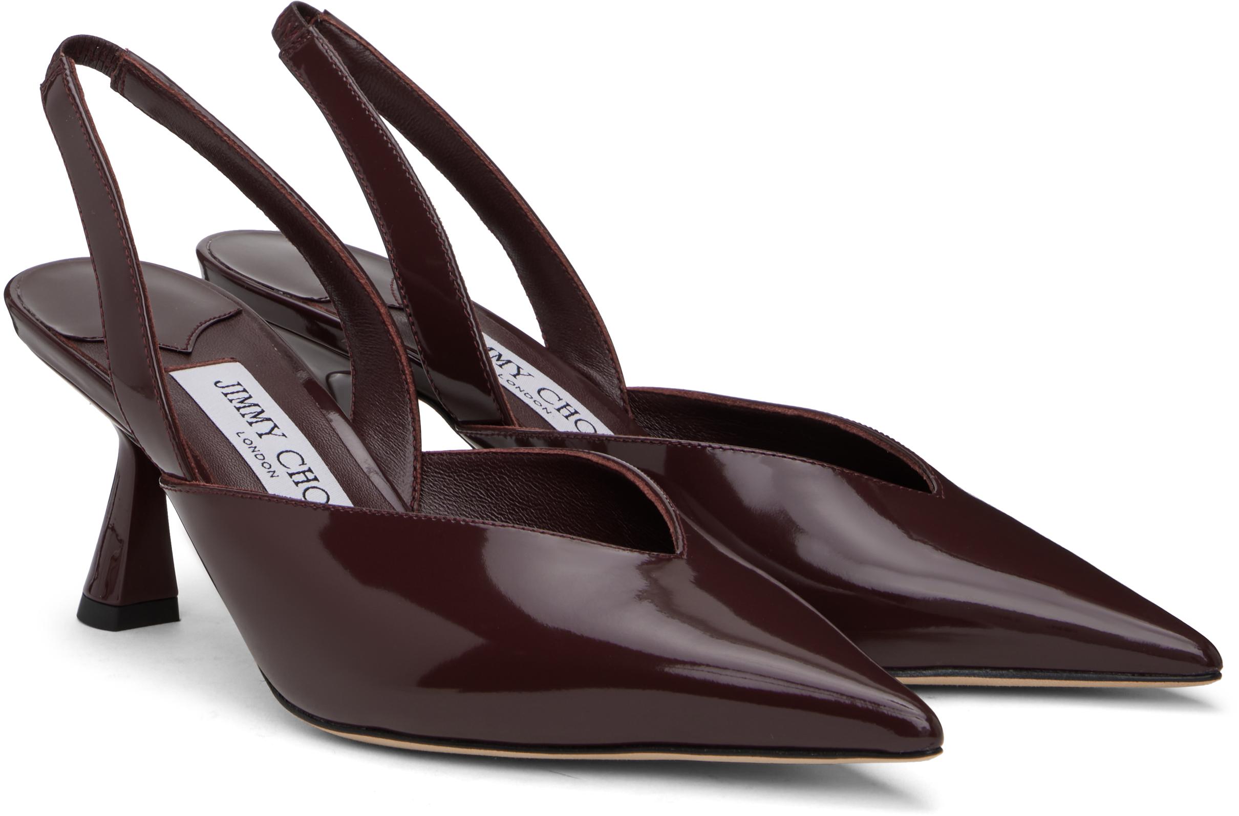 【関税込み】Jimmy Choo ブラック Maryanne SB 65 ヒール MARYANNE SB 65 | Black Calf Leather Sling Back Pumps | New