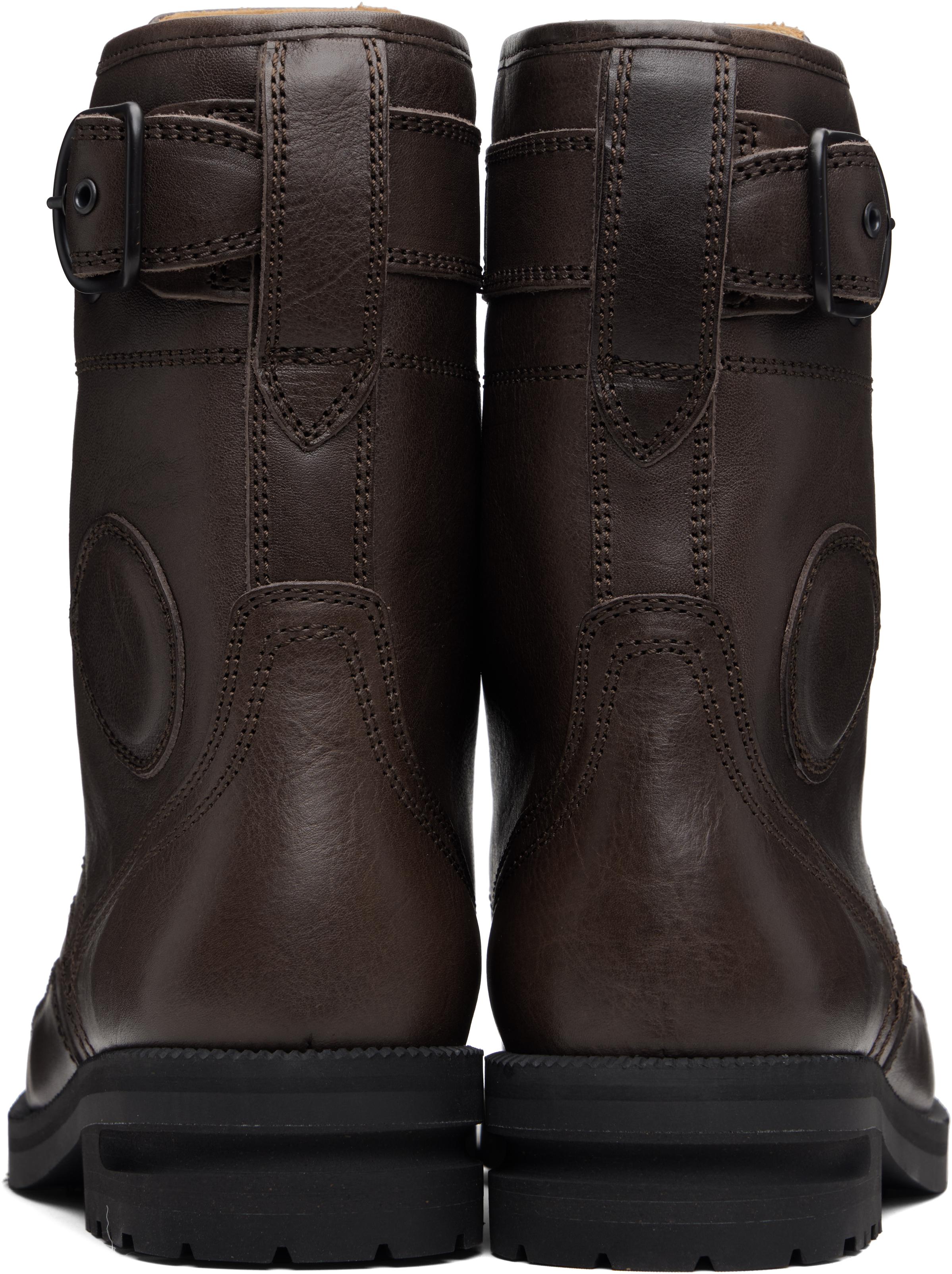 Kiko Kostadinov Fitz Military Boots in Brown for Men | Lyst