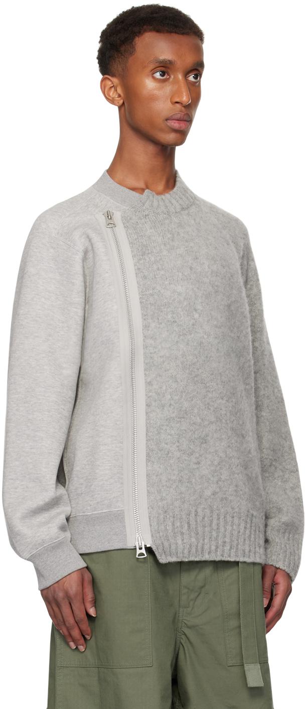 sacai ジップニット sacai ジップニット