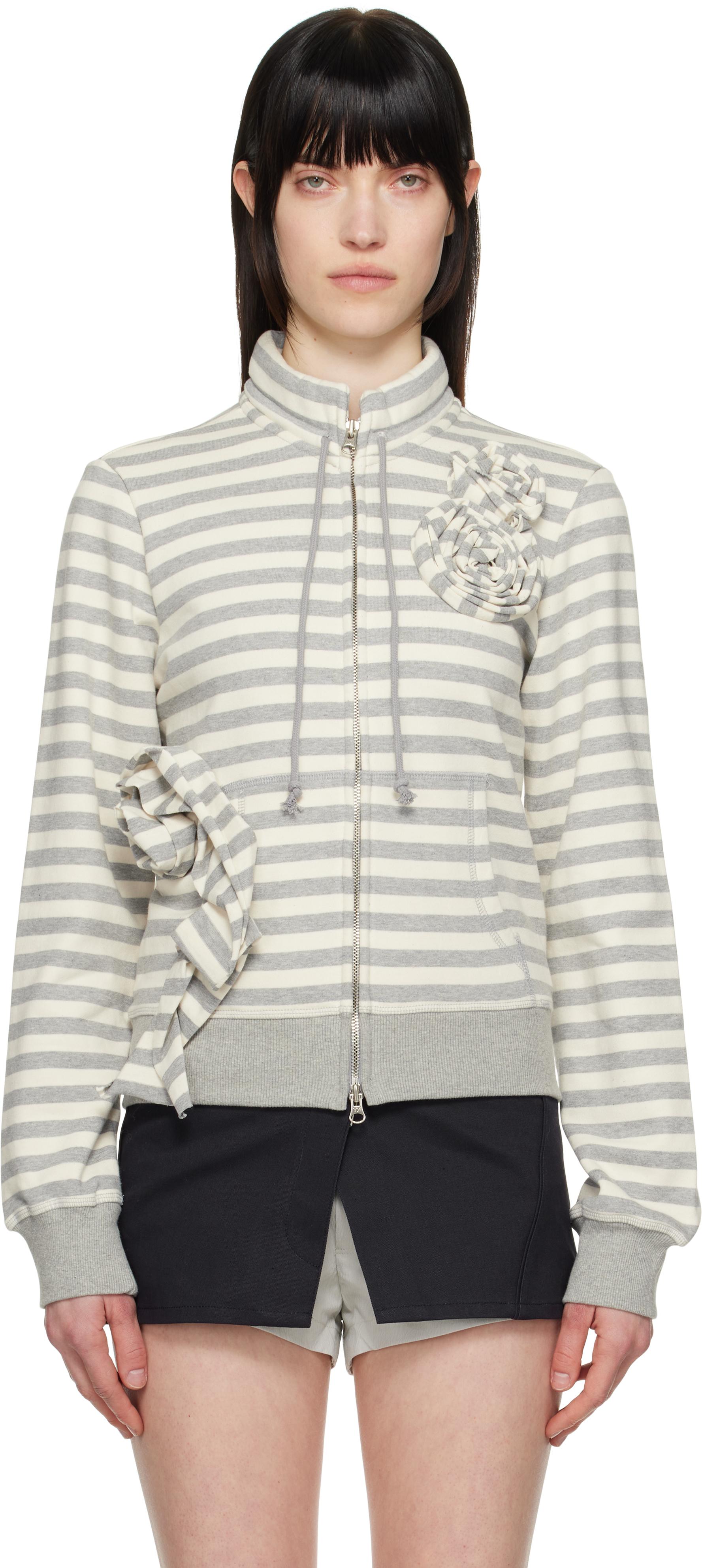 open yy APPLIQUÉ ZIPUP JACKET OPEN YY】APPLIQUE ZIPUP JACKET | loop