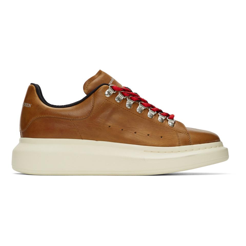 Alexander McQueen Brown Fashion Sneakers for Men