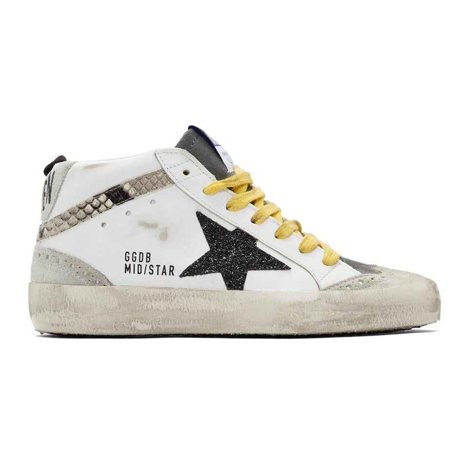 Golden goose mid star snakeskin Clearance
