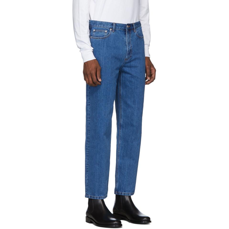 A.P.C. Denim Indigo Martin Jeans in 