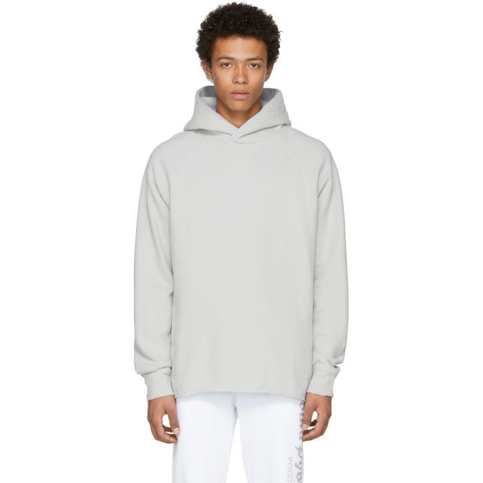 Levi's Cotton Grey Unhemmed Hoodie in 