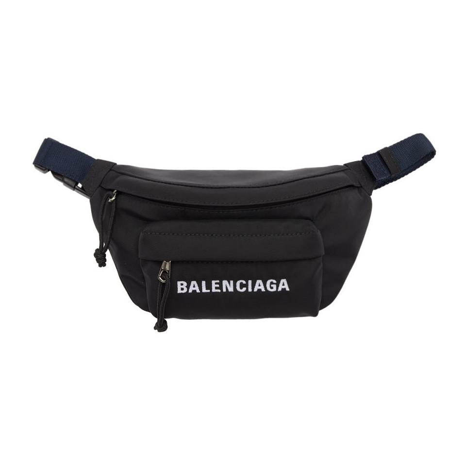 Balenciaga Black Small Wheel Belt | Lyst