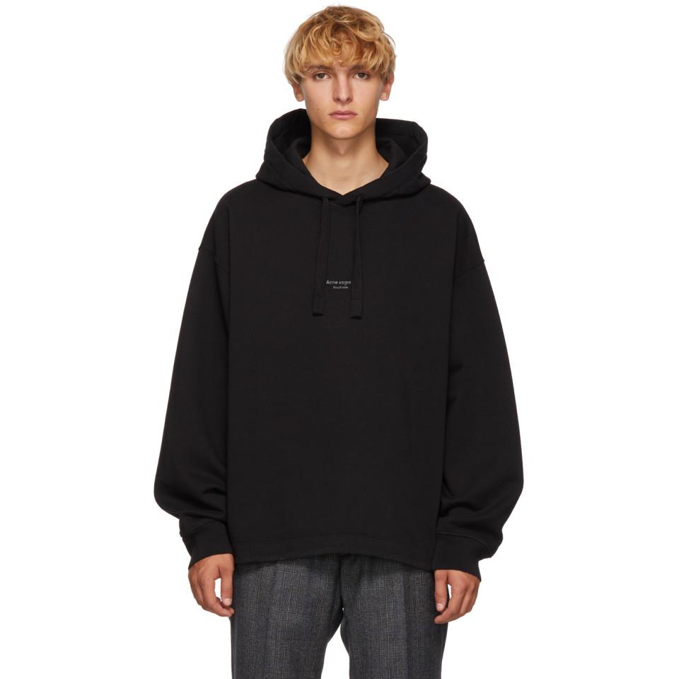 acne black sweatshirt