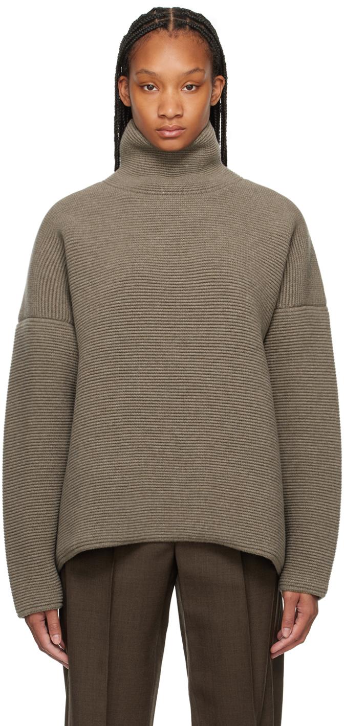 Fear Of God レディース ブラウン グレー オットマン タートルネック 