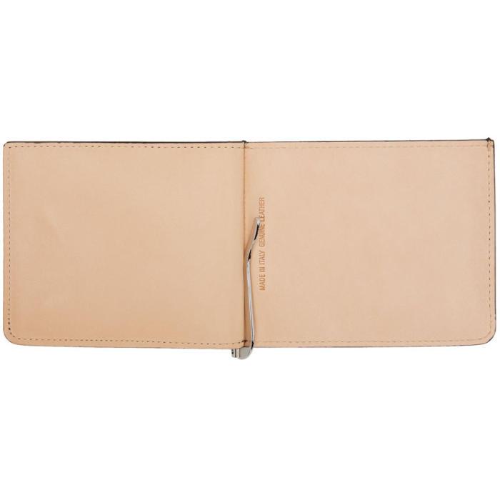 Maison Margiela Black & Beige Trifold Wallet for Men | Lyst