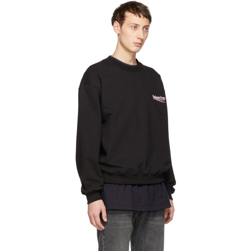 balenciaga election logo sweatshirt