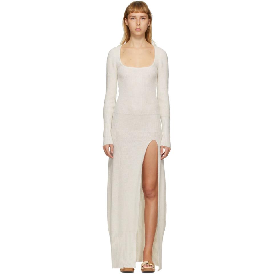 Jacquemus Ssense Exclusive Off-white La Robe Dao Dress | Lyst