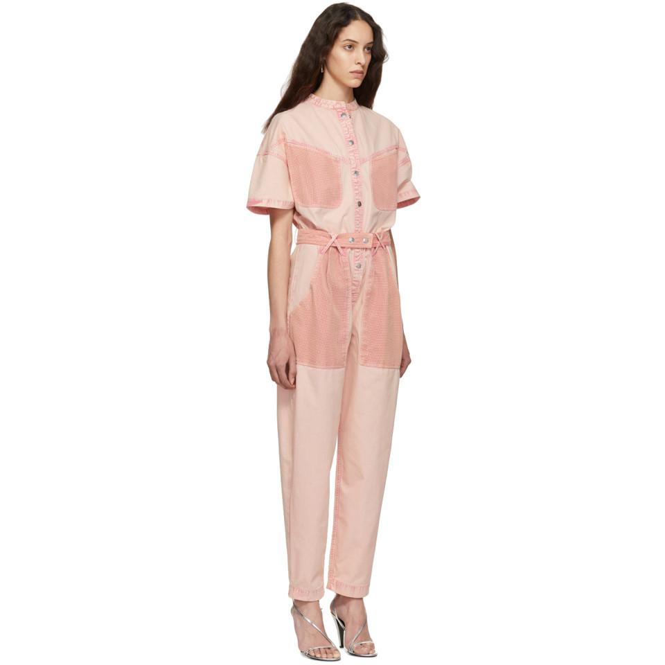 Isabel Cotton Pink Jumpsuit Lyst