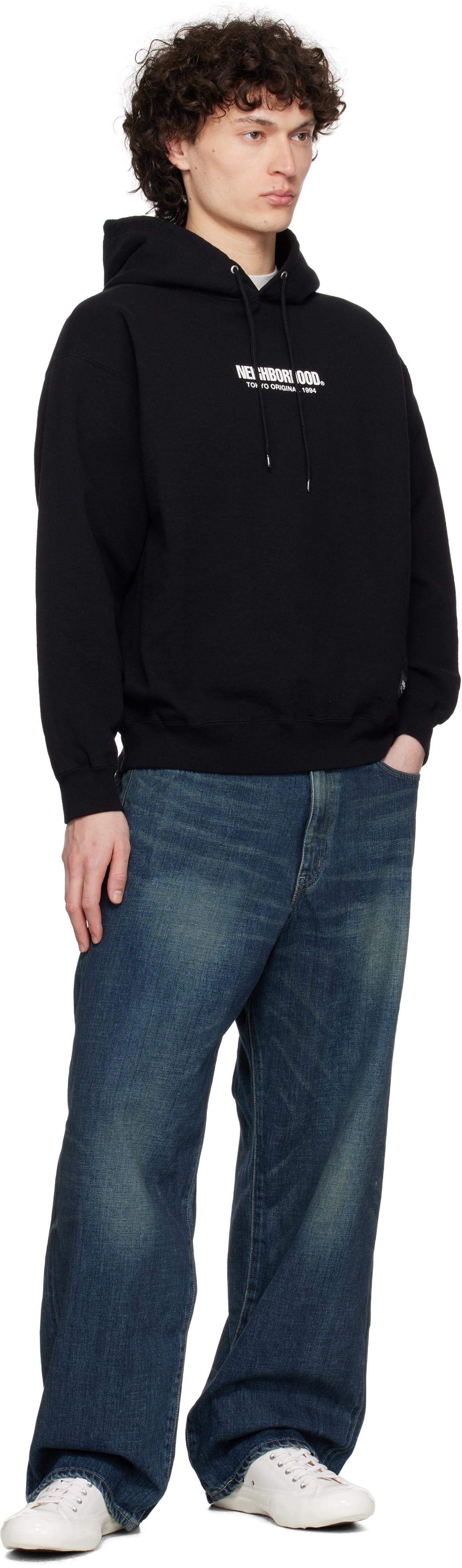 Neighborhood Solid Sweat Ls Hoodie in Black for Men | Lyst