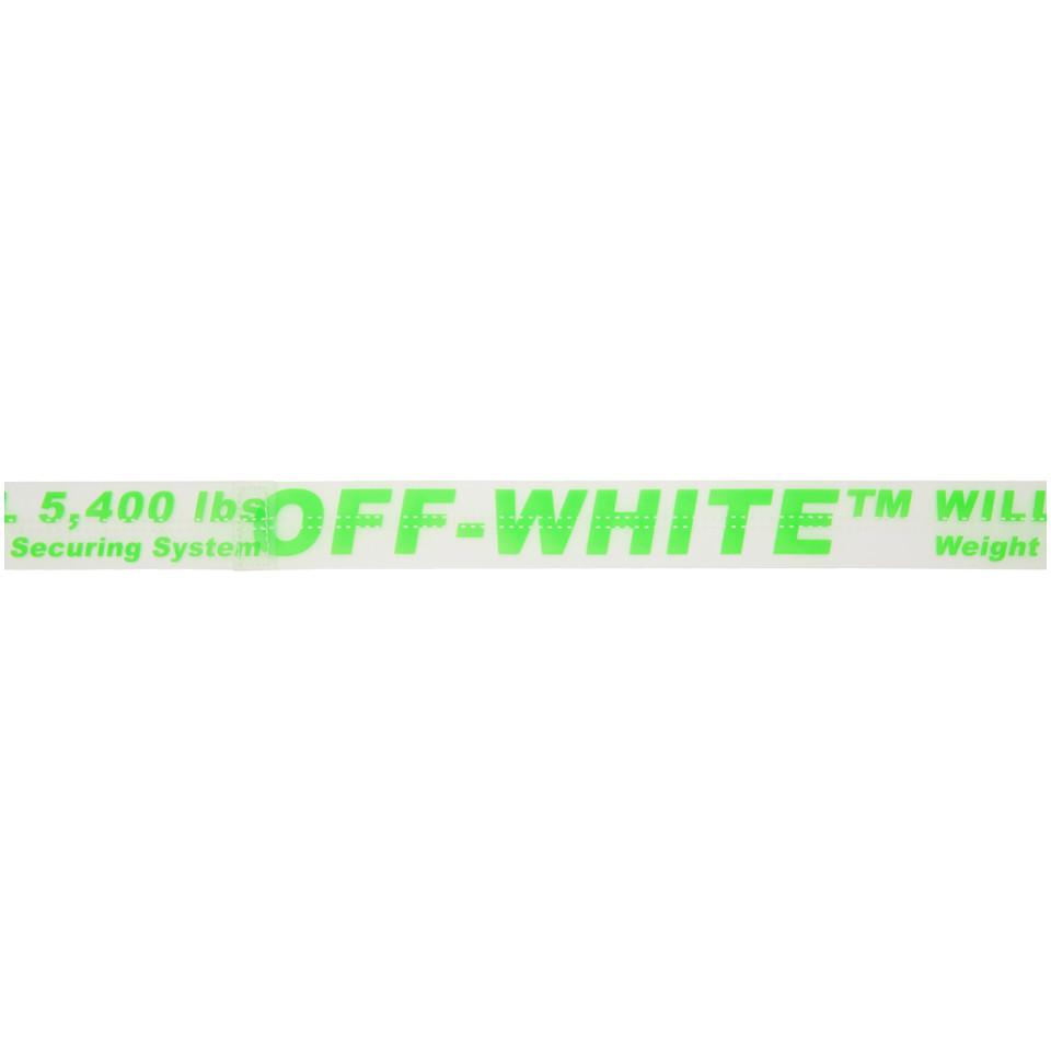 Off-White c/o Virgil Abloh Green Pvc Industrial Belt | Lyst