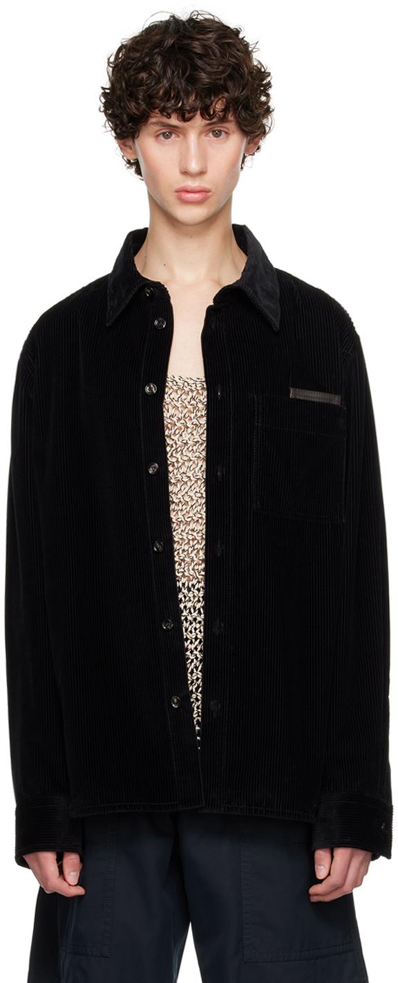 Bottega Veneta ライト テーラード ウール シャツ メンズ 48