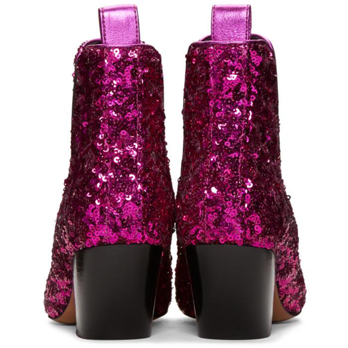 marc jacobs glitter boots