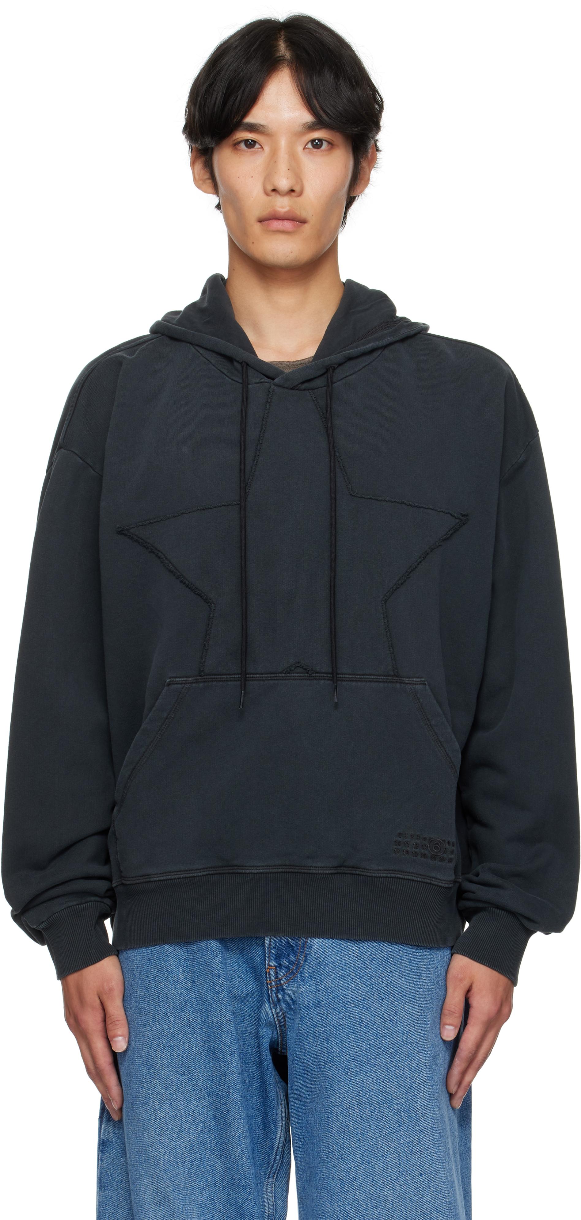 パーカー・フーディ Mm6 By Maison Margiela Jersey With Logo MM6 by Maison Martin Margiela Hoodies for Men | Online Sale