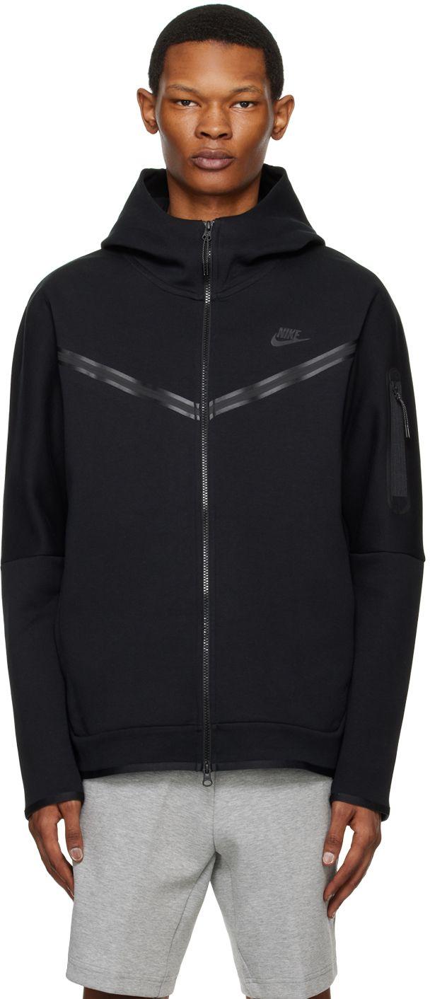 Tech fleece hotsell hoodie black