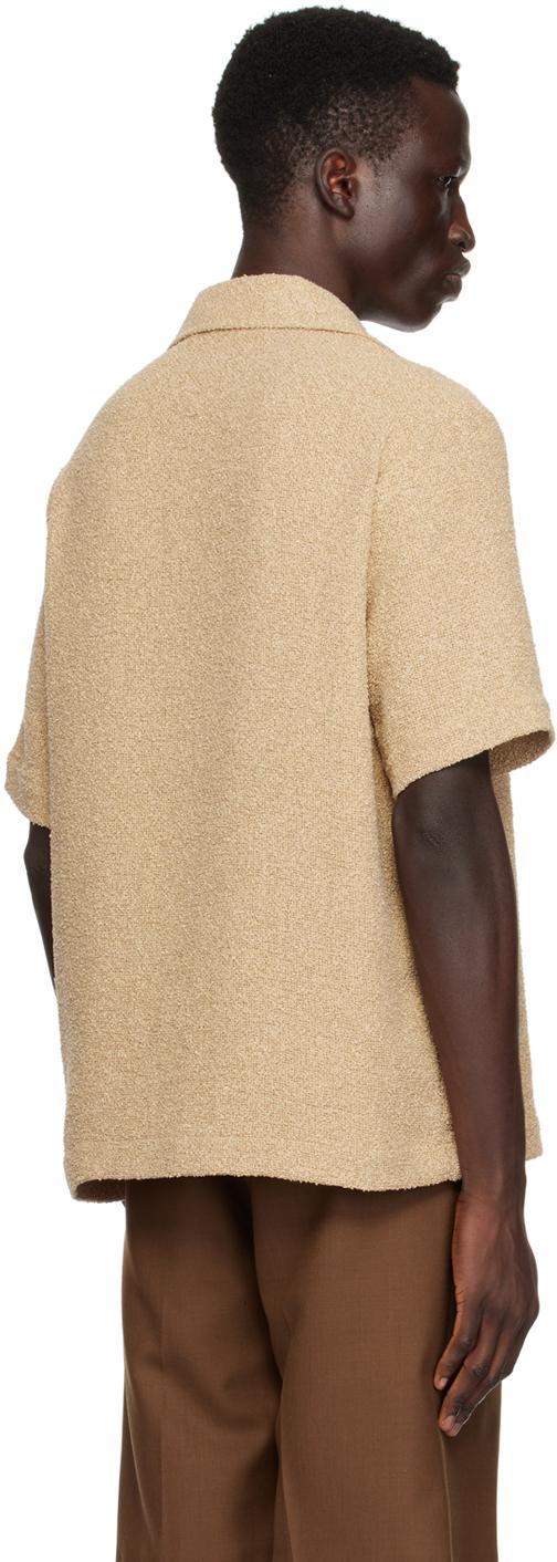SÉFR ベージュ Mate ニットポロシャツ メンズ Séfr ベージュ Mate ニットポロシャツ オレンジ | Lyst