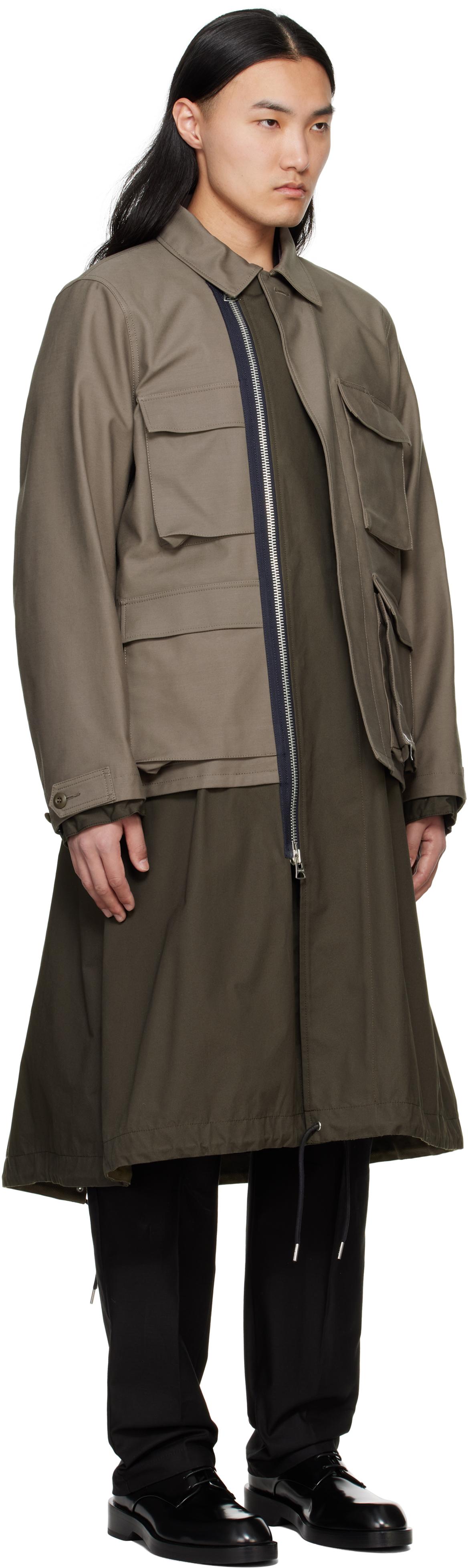 sacai wtaps CoatコートSACAI WTAPS オリーブ2