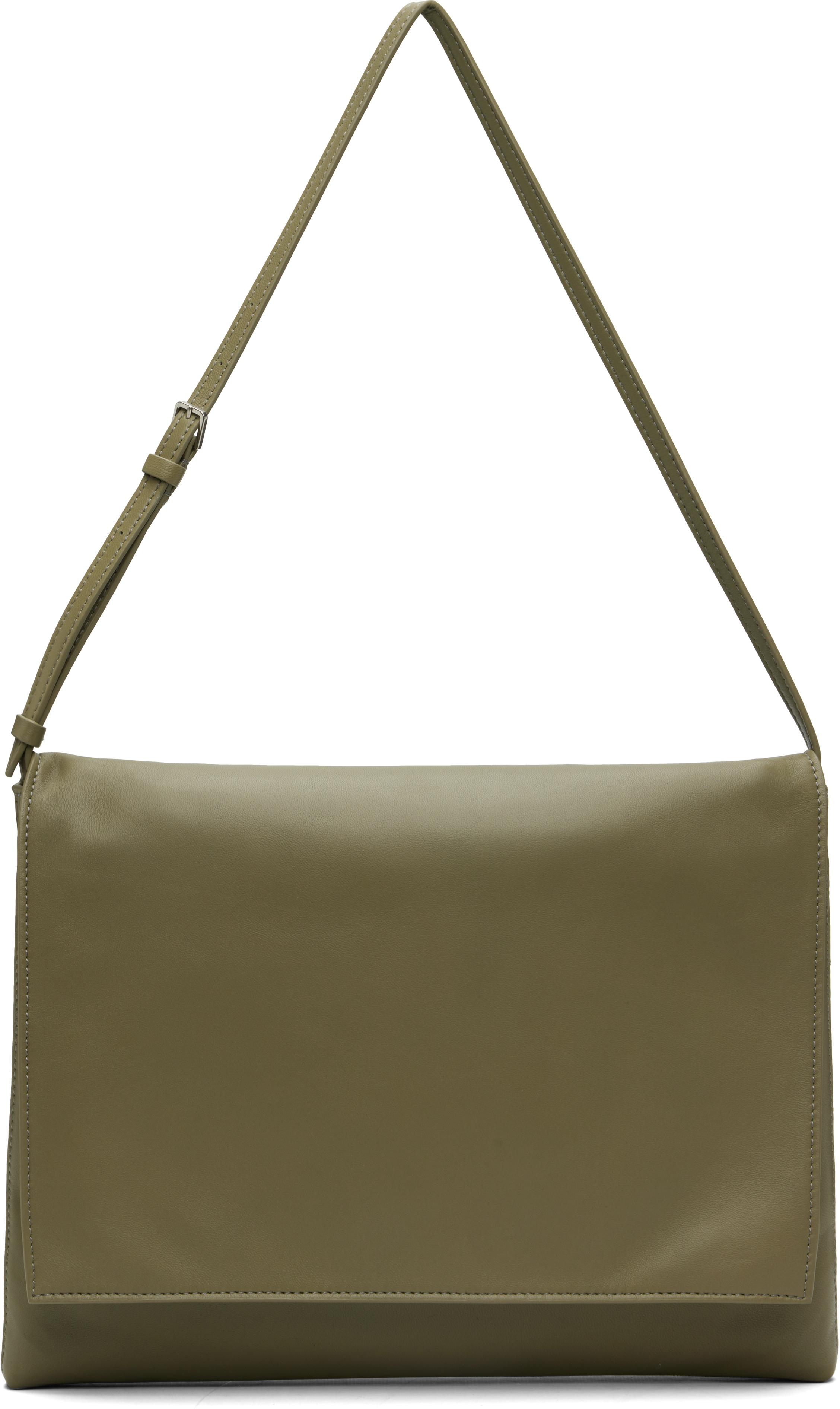 【THE ROW】Jouveショルダーバッグ グリーン Isa レザーバッグ グリーン – The Row