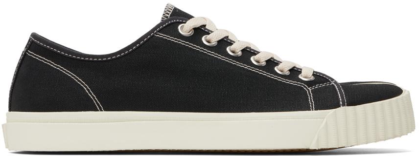 Maison Margiela メンズ ブラック Tabi スニーカー スニーカー