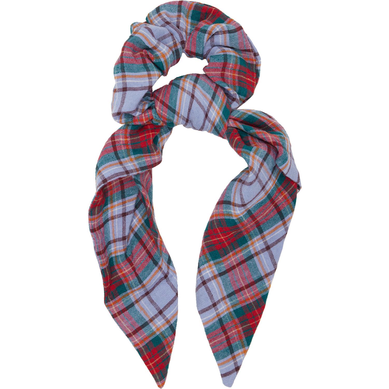 Vivienne Westwood Tartan Large Scrunchie in Blue | Lyst UK