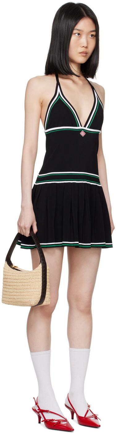 halter neck dress cotton Everlane Halter Dress, Ultrasoft Cotton, Navy, Size XXL