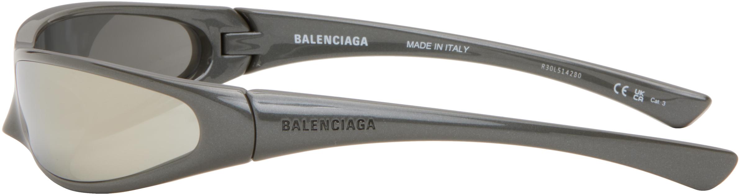 【BALENCIAGA】 Blade Rectangle Sunglasses サングラス Blade Rectangle Sunglasses in Black | Balenciaga US
