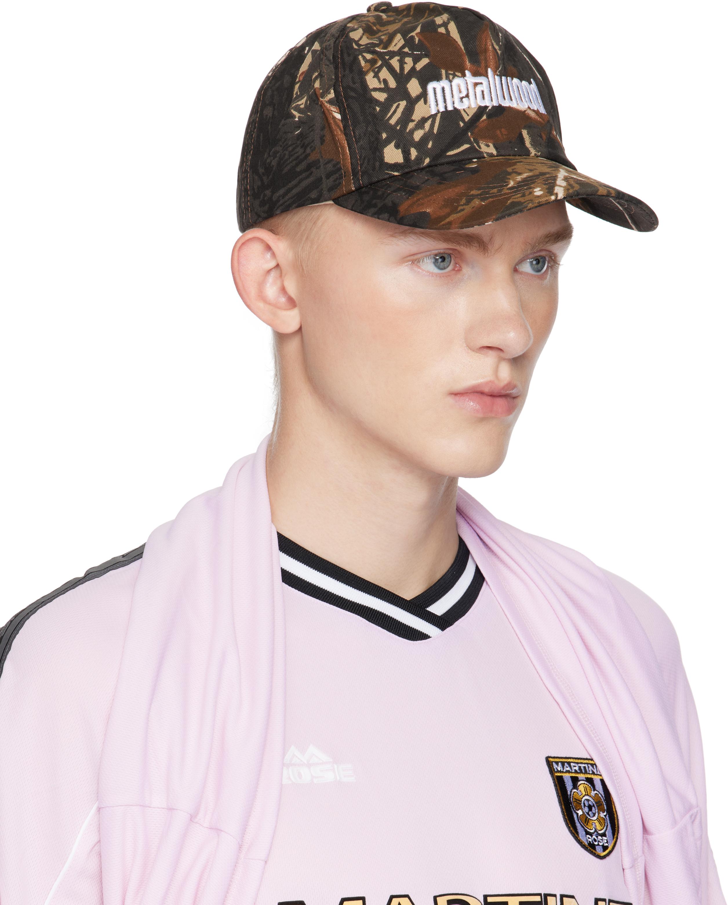 METALWOOD STUDIO Khaki Metal Logo 5-Panel Cap for Men | Lyst