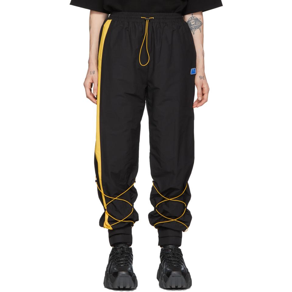 Ader Error Synthetic Black Inter Track Lounge Pants Lyst