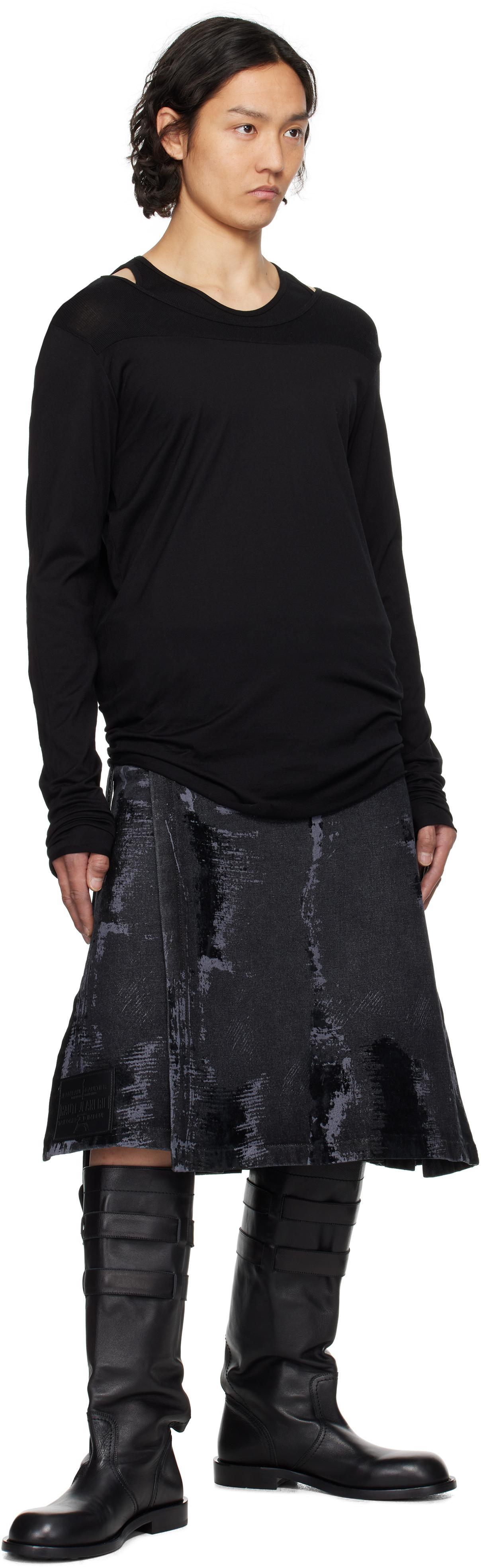 【関税込み】JULIUS ブラック Layered LS Tシャツ メンズ Julius ブラック Layered Ls Tシャツ ブラック | Lyst