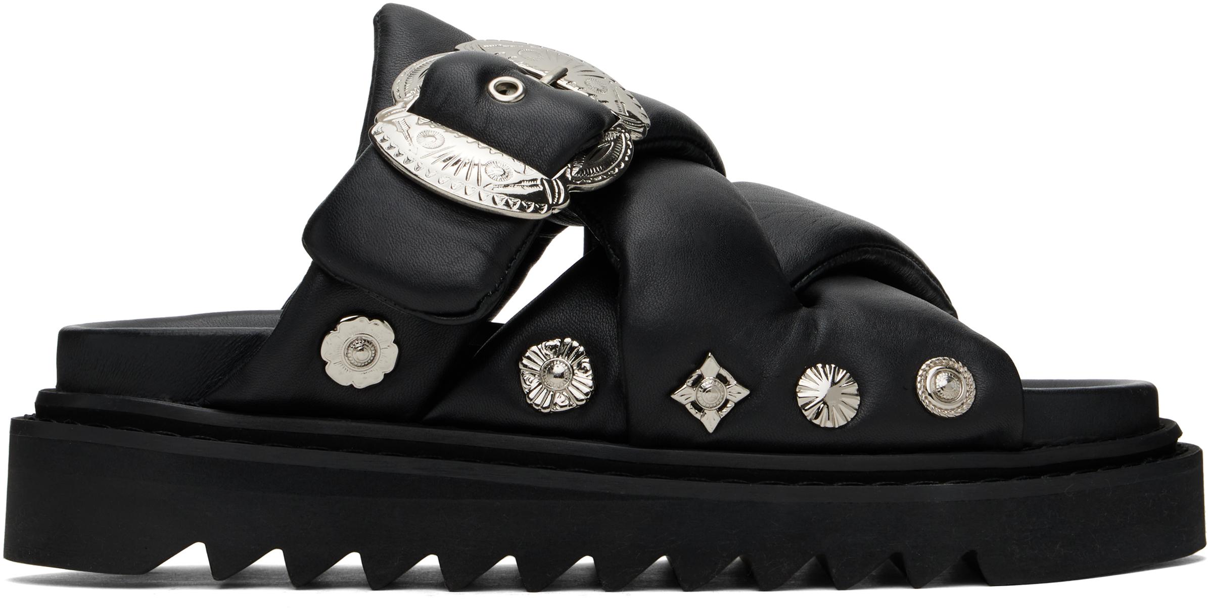 Toga Virilis - Padded Leather Sandals | HBX - ハイプビースト