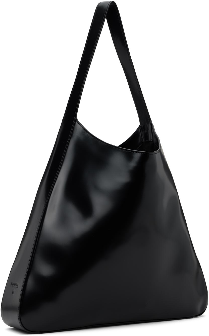 Filippa K Black Large Leather Shoulder Bag Lyst Canada