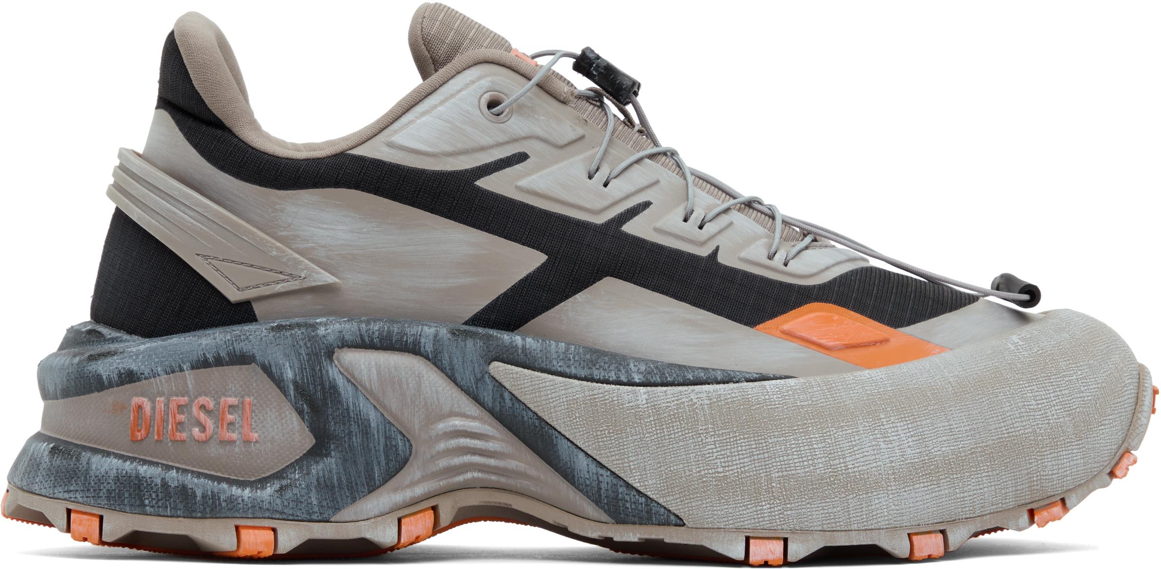 DIESEL D-Cage Runner Sneakers in Black for Men | Lyst