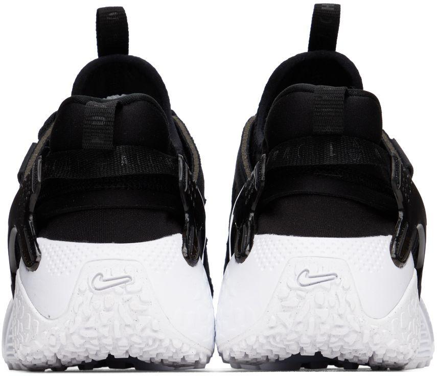 Nike Black & White Air Huarache Craft Sneakers | Lyst