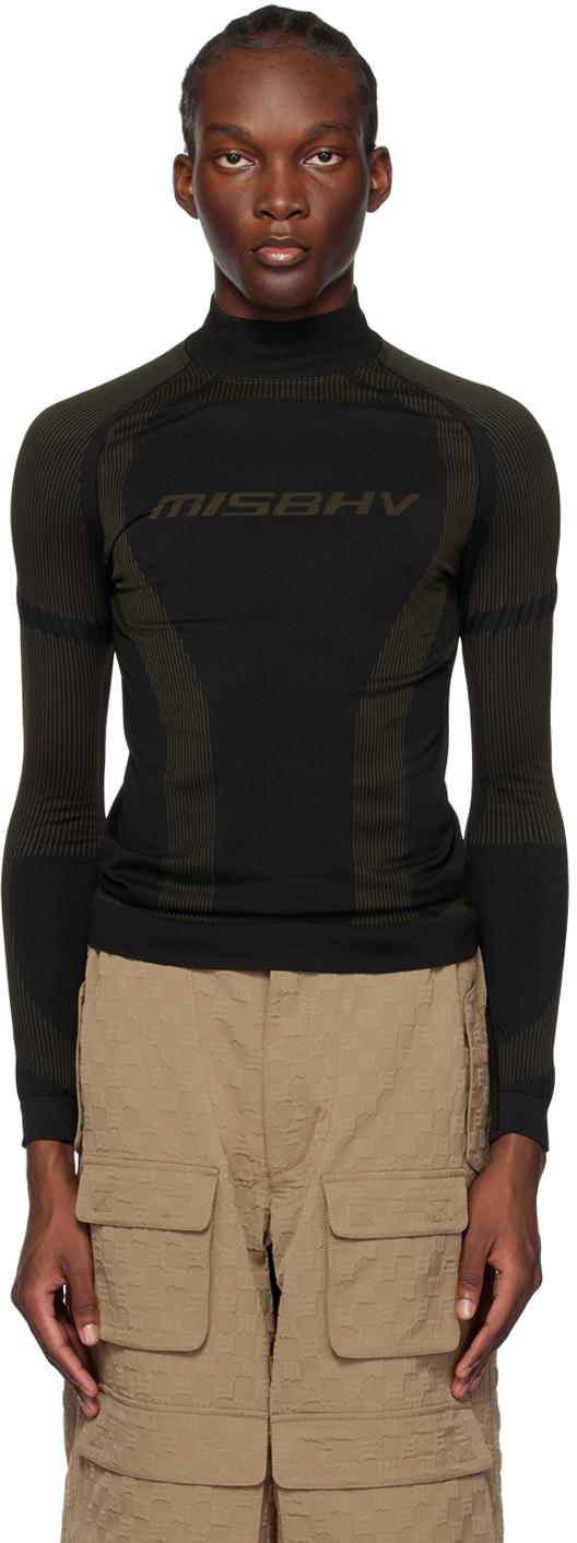 MISBHV メンズ ブラック Ssense限定 &カーキ トップス Tシャツ
