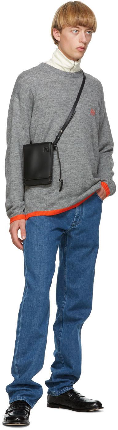 loewe gusset flat crossbody bag