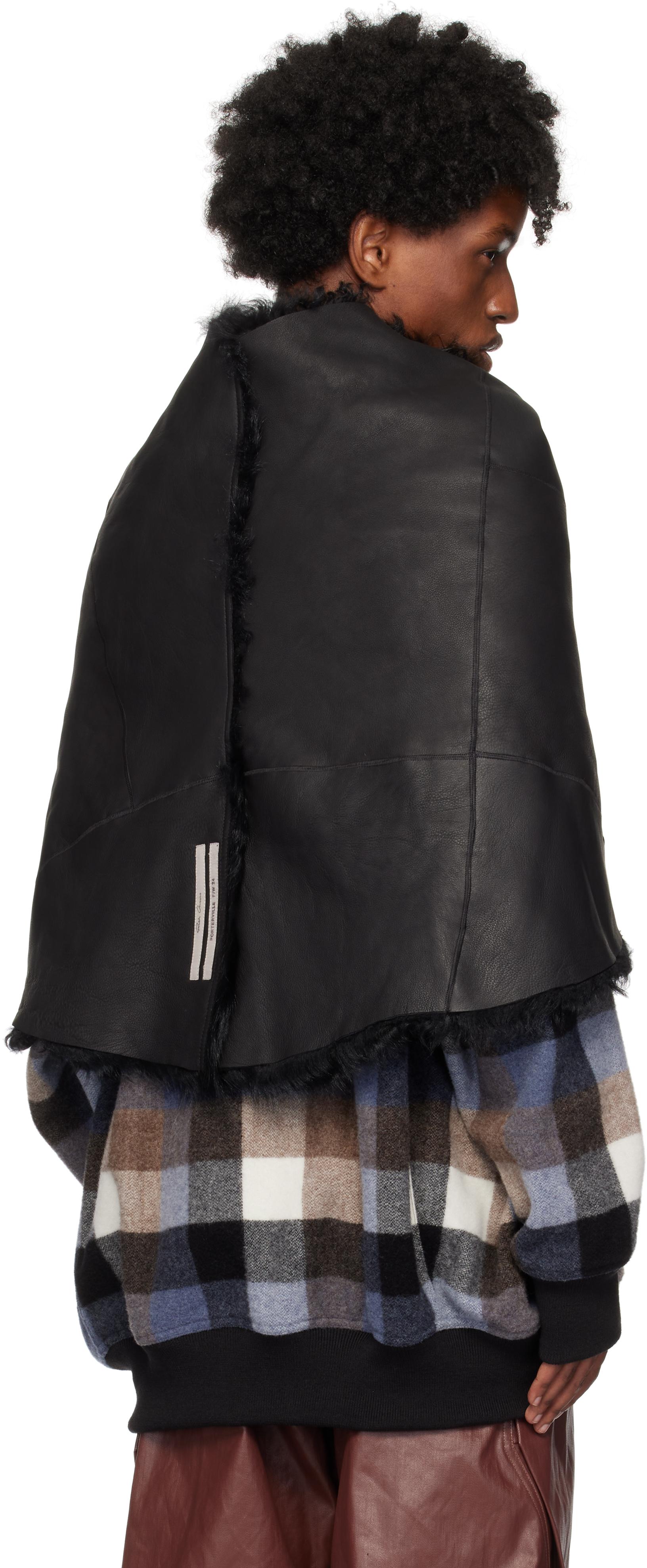 Rick Owens ブラック Porterville Cowl ショール（RICK OWENS  